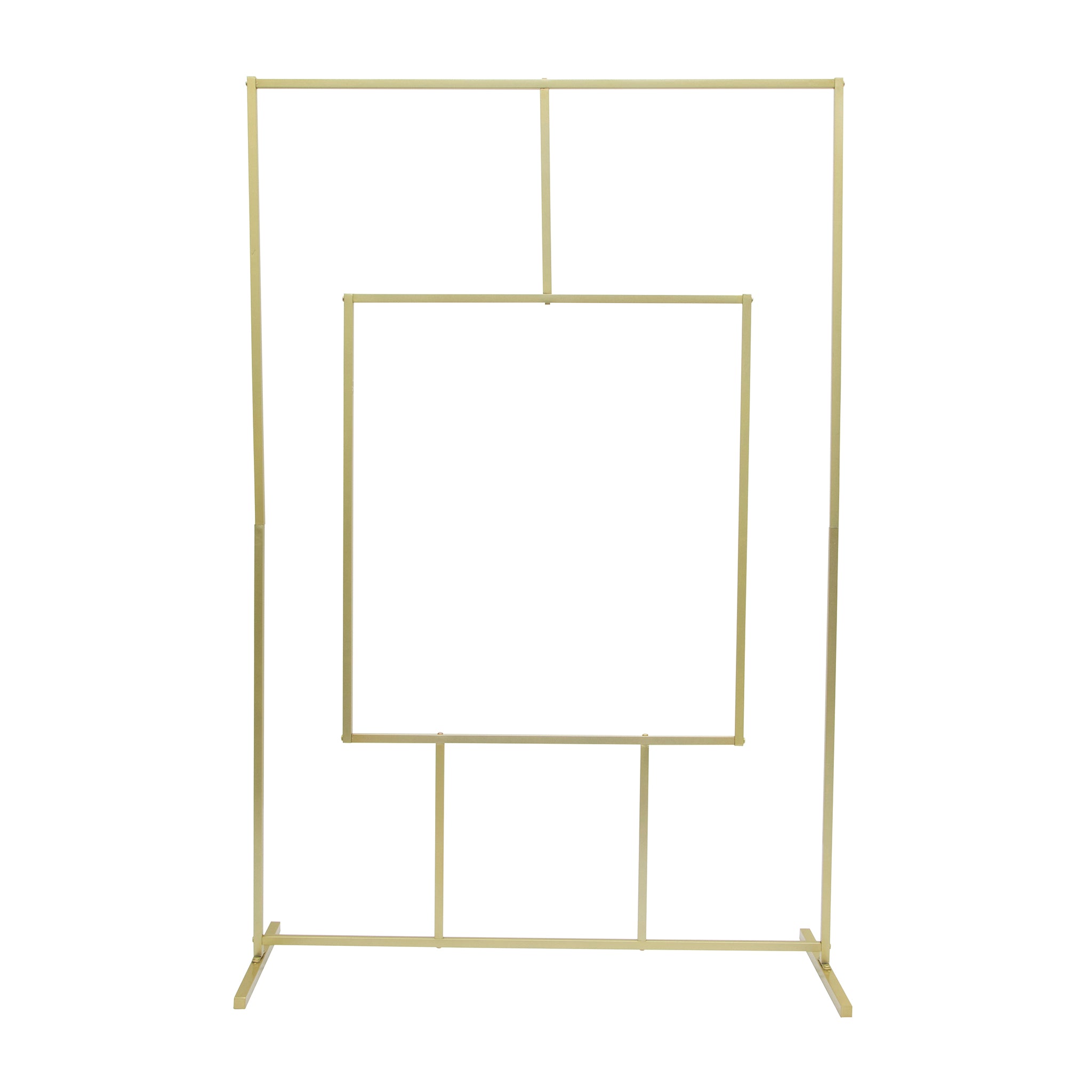 Wedding Geometric Arch Backdrop Frame Stand - Gold– CV Linens